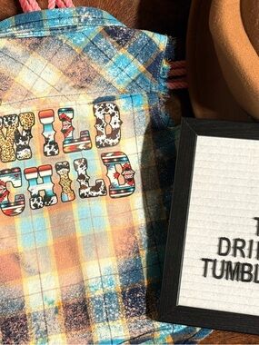 Upcycled OshKosh Toddler Sleeveless Button-Up